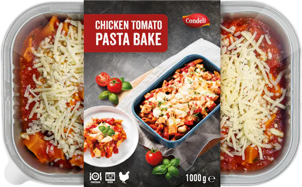 Chicken Tomato Pasta Bake