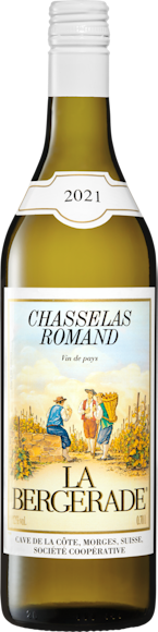 La Bergerade Chasselas Romand Vin de Pays Vorderseite