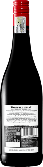 Boschendal Pinotage Sommelier Selection (Rückseite)
