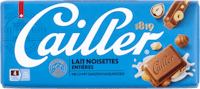 Tablette de chocolat Lait-Noisettes Cailler