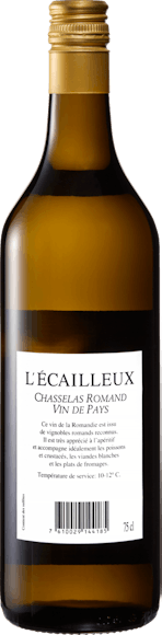L'Ecailleux Vin Blanc D'Espagne  (Rückseite)