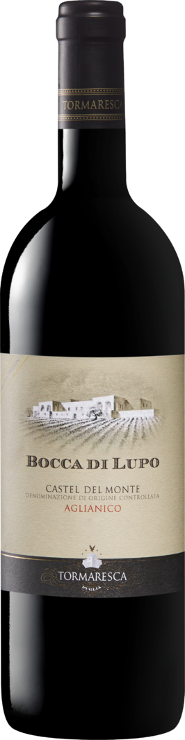 Tomaresca Bocca di Lupo, Castel del Monte DOC: 6 Bottiglie da 75 cl