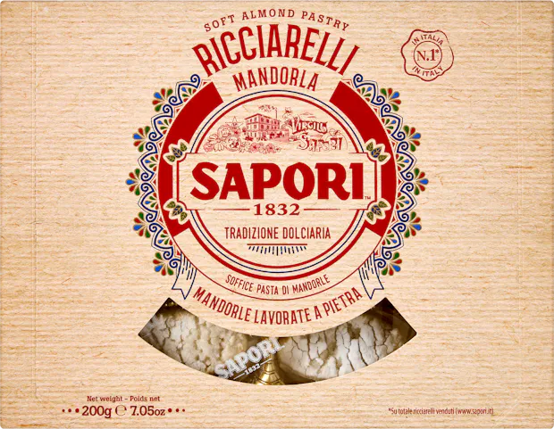 Biscuits aux amandes Ricciarelli Sapori