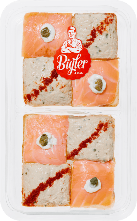 Canapè Salmone e Tonno Bigler