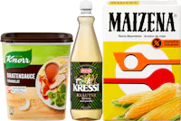 auf alle Knorr, Chirat, Hellmann's, Streu mi und Maizena Produkte