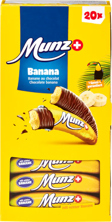 Bananes au chocolat Munz
