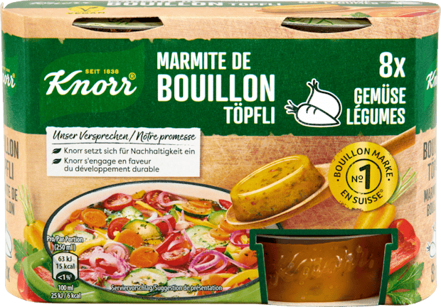 Marmite de bouillon Knorr