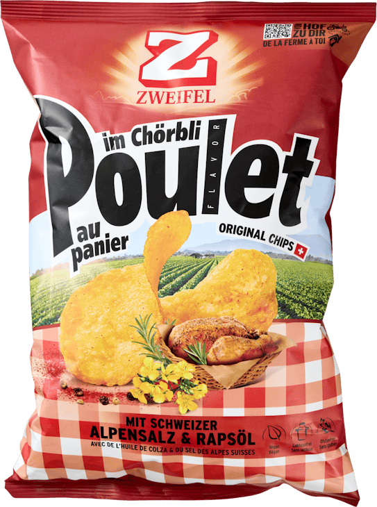 Zweifel Chips Poulet im Chörbli