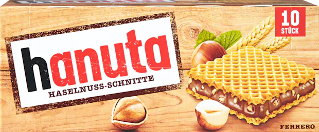 Wafer alle nocciole Hanuta Ferrero