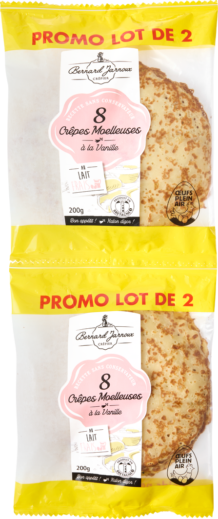 Bernard Jarnoux Crêpes Moelleuses