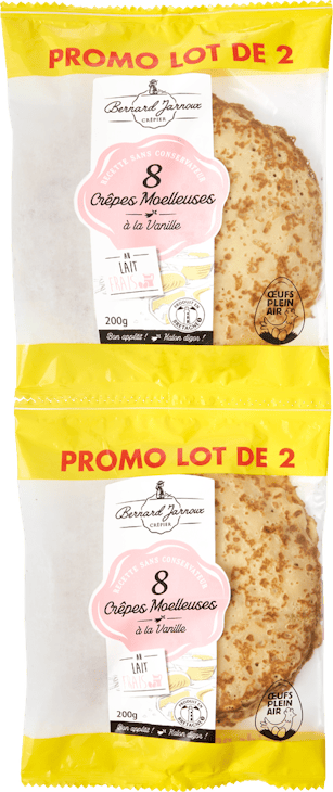 Crêpes moelleuses Bernard Jarnoux