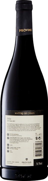 Maître de Chais Dôle du Valais AOC