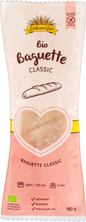 Leib und Gut Baguette Classic Bio - glutenfrei 