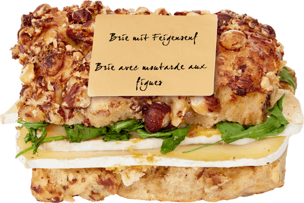 Panini fitness Brie e fichi Bertschi