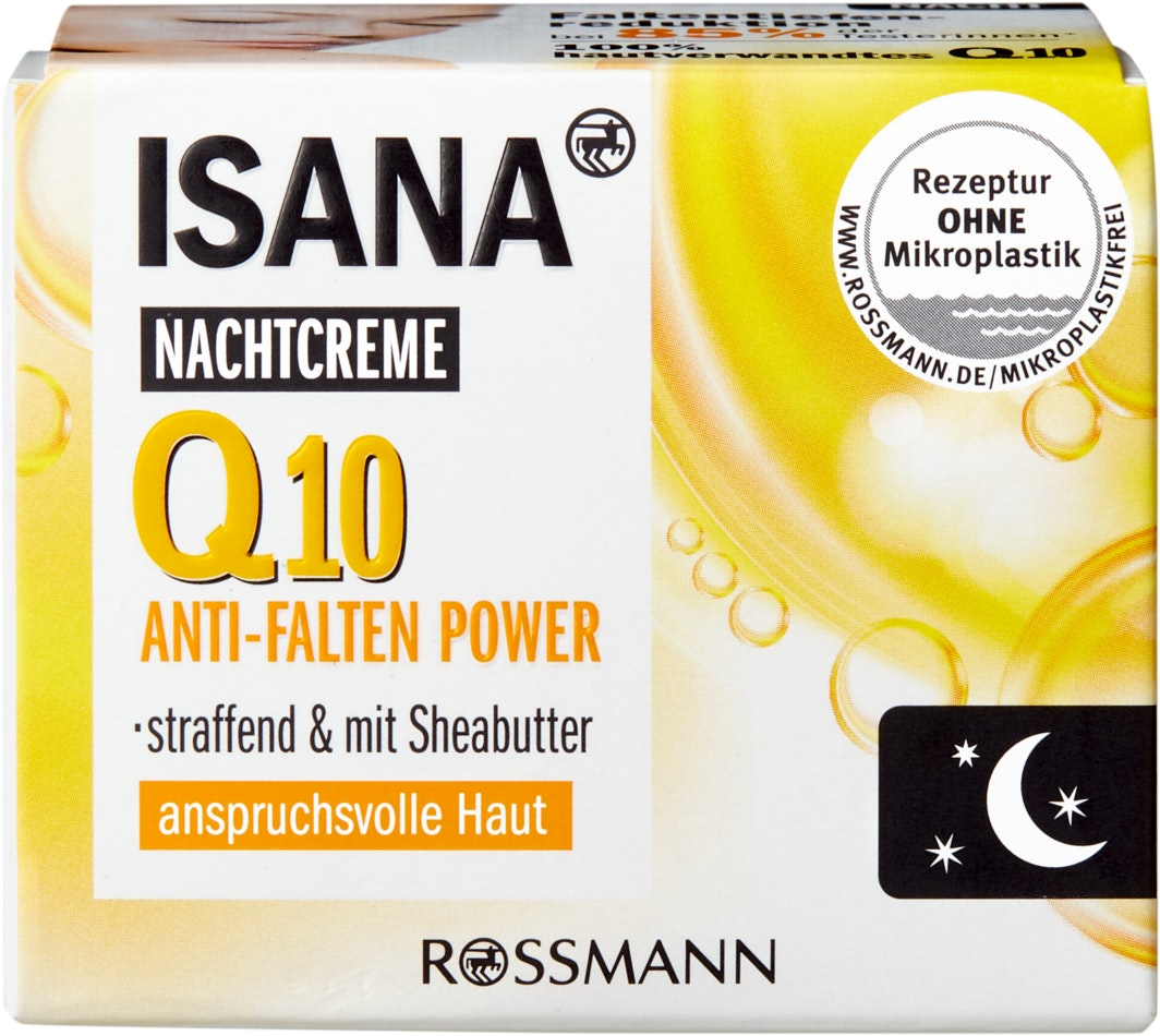 Isana Q10 Anti Falten Nachtcrème Pflege Kosmetik 9976