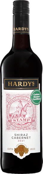 Hardys Stamp Shiraz/Cabernet Sauvignon De face