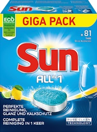 Sun Geschirrspültabs All in 1 Regular Sun Geschirrspültabs All in 1 Regular