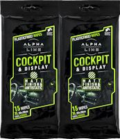 Alpha Line Cockpit & Pflegetücher Display