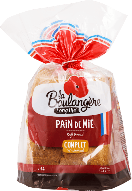 Pain de mie complet La Boulangère 