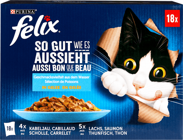 Felix Katzenfutter So gut wie es aussieht