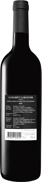 Gamaret/Garanoir Assemblage AOC Vaud  Indietro