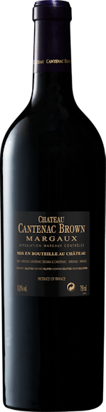Château Cantenac Brown 3e Grand Cru Classé Margaux AOC (Rückseite)