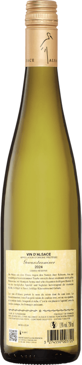 Gewürztraminer Cuvée Réserve d’Alsace AOC