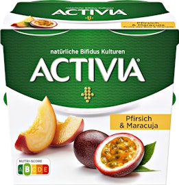 Danone Activia Joghurt Pfirsich & Maracuja Danone Activia Joghurt Pfirsich & Maracuja