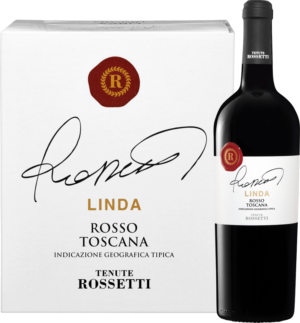 | Linda IGT Tenute Weinshop 6 Flaschen Toscana Denner - Rossetti 75 Rosso à cl