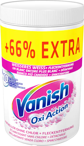 Vanish Smacchiatore in polvere White Oxi Action 1.5kg