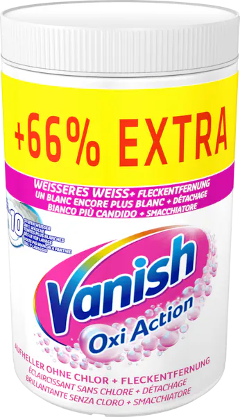 Vanish Smacchiatore in polvere White Oxi Action 1.5kg