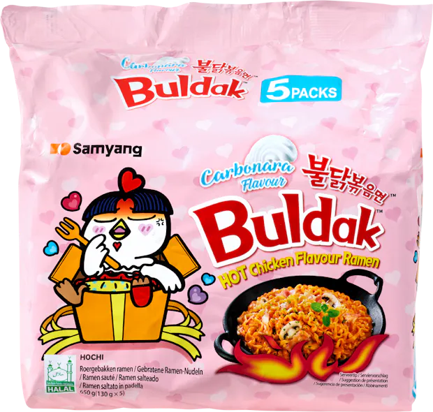 Samyang Buldak Hot Chicken Carbonara Flavour