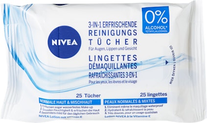 Nivea erfrischende Reinigungstücher Nivea erfrischende Reinigungstücher