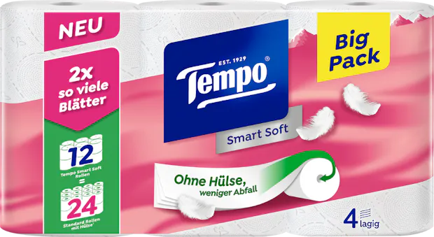 Tempo Toilettenpapier Smart Soft