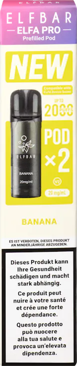 Elfbar Elfa Pro Pods Banana 