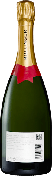 Bollinger brut Spécial Cuvée Champagne AOC (Face arrière)