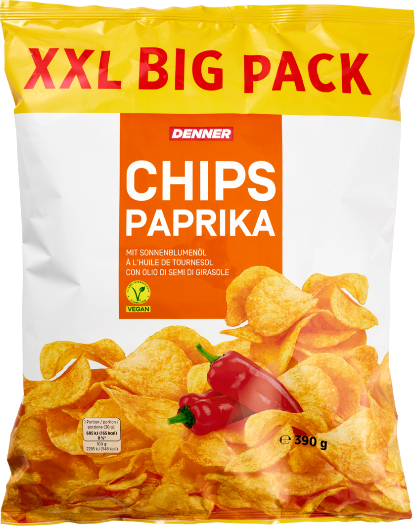 Denner Chips Paprika