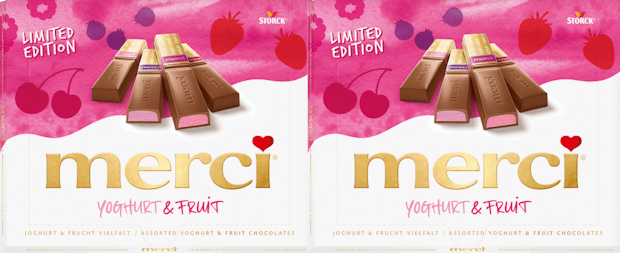Merci Yoghurt & Fruit Limited Edition Storck