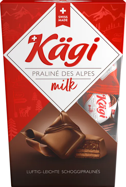 Praliné des Alpes milk Kägi