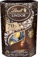 Palline Lindor Fondente 70% Natale Lindt