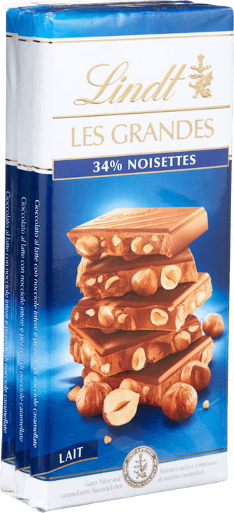 Tablette de chocolat Lait Les Grandes Lindt