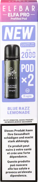 Elfbar Elfa Pro Pods Blue Razz Lemonade
