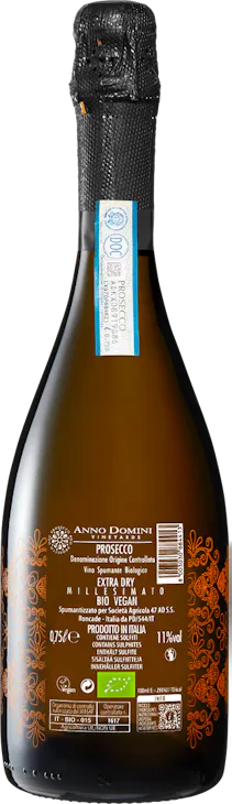 Bio Anno Domini Millesimato Extra Dry Prosecco DOC