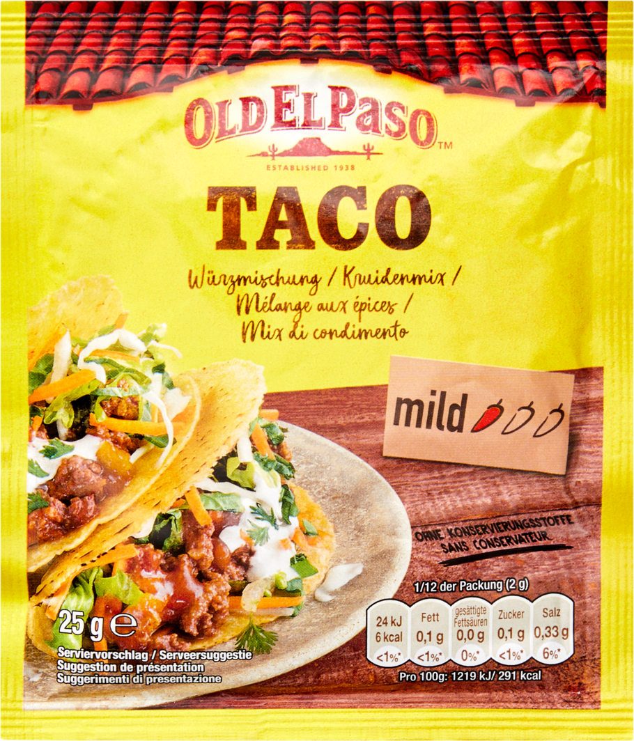 Old El Paso Taco Würzmischung