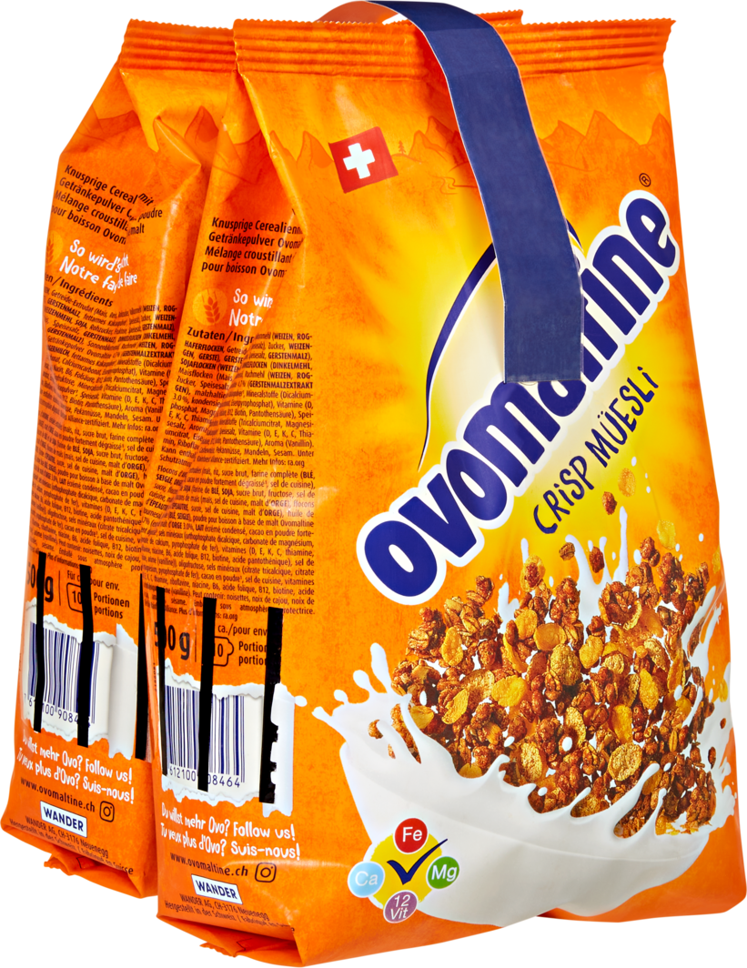 Wander Ovomaltine Crisp Müesli