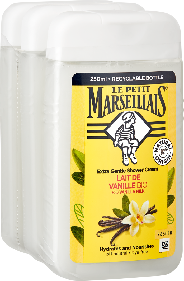 Le Petit Marseillais Duschcreme Vanillemilch bio