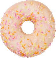 Donut ripieno alla vaniglia