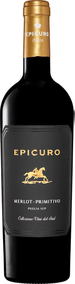 Epicuro Oro Merlot/Primitivo Puglia IGP Vorderseite