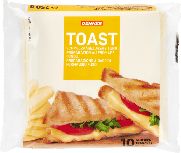 Préparation au fromage fondu pour pain de mie Denner