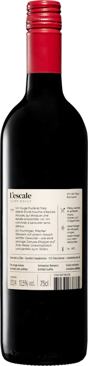L'Escale Cuvée rouge VdP Romand